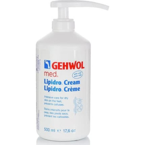 Gehwol Med Lipidro Cream Hydrolipidic Foot Cream 500ml
