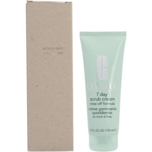 Clinique 7 Day Scrub Cream Rinse Off Formula for Unisex 3.4oz