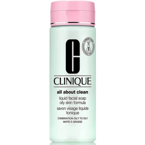 Clinique All About Clean Liquid Facial Soap Oily Skin Formula 200ml