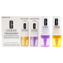 Clinique Fresh Pressed Clinical Daily & Overnight Boosters with Pure Vitamin C 10% + A (Retinol)