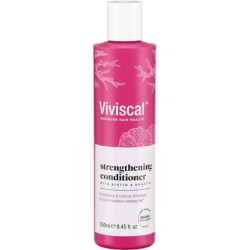 Viviscal Strengthening Conditioner for Naturally Thicker and Fuller Looking Hair with Biotin, Keratin and Marine Collagen 250ml Viviscal Strengthening Conditioner for Naturally Thicker and Fuller Looking Hair with Biotin, Keratin and Marine Collagen 250ml