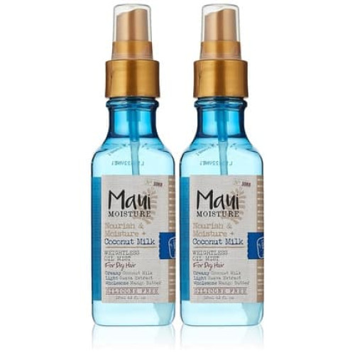 Maui Moisture Oil Mist Coconut Milk 42 Ounce Nourish And Moisture 125ml Pack Of 2