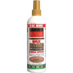 African Royale BRX Braid and Extensions Sheen Spray 12oz - Pack of 12