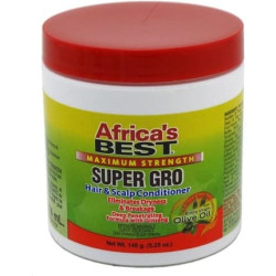Africa's Best Super Gro Maximum Hair & Scalp Conditioner 155ml