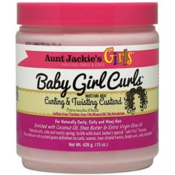 Aunt Jackie's Girls Baby Girl Curls Curling & Twisting Custard 15oz