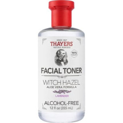 THAYERS Alcohol-Free Lavender Witch Hazel Facial Toner with Aloe Vera Formula 12 Fl Oz THAYERS Alcohol-Free Lavender Witch Hazel Facial Toner with Aloe Vera Formula 12 Fl Oz