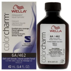 Wella Color Charm Permanent Liquid Hair Color 462 6a Dark Ash Blonde 142 Oz