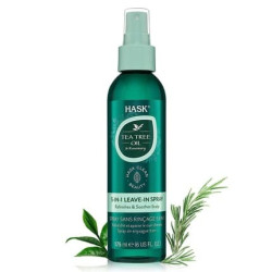 HASK Invigorating Tea Tree Oil 5-in-1 Leave In Conditioner Spray for All Hair Types 6 fl oz