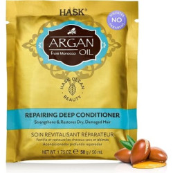HASK Argan Oil Repairing Deep Conditioner Sachet Moisturizing for All Hair Types 50ml
