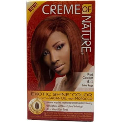 Creme of Nature Exotic Shine Color Hair Dye Red Copper 6.4 - 1 Application