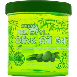 Ampro Pro Styl Protein Styling Gel Moisturizes and Defines Strands Helps Protect and Hydrate Tames and Adds Shine without Weighing Down Tresses Alcohol and Paraben Free Olive 426g