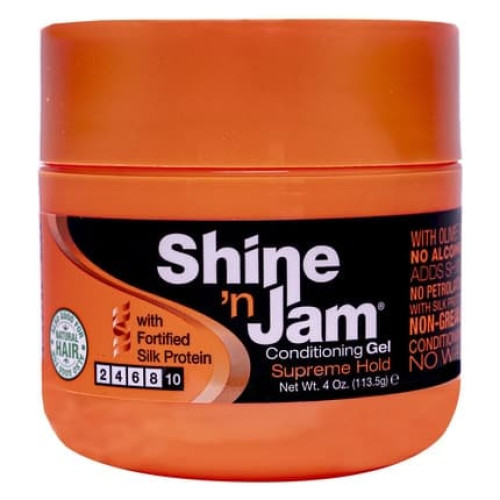 Ampro Shine 'N Jam Conditioning Gel Supreme Hold 40 Oz