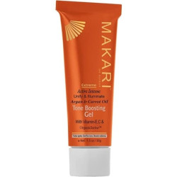 Makari Extreme Carrot & Argan Oil Facial Toning Gel 1.0oz Lightening Brightening & Tightening Gel with Organiclarine - Whitening & Anti-Aging Treatment
