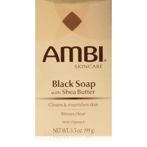 Ambi Skincare Black Soap With Shea Butter 35 Oz