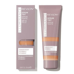 Revlon Illuminance Tinted Serum with Triple Hyaluronic Acid Serum, Evens Skin Tone, Hydrates All Day with SPF 15, 28ml 409 Brulee