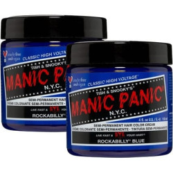 Manic Panic Rockabilly Blue Classic Creme Vegan Cruelty Free Blue Semi Permanent Hair Dye 118ml Manic Panic Rockabilly Blue Classic Creme Vegan Cruelty Free Blue Semi Permanent Hair Dye 118ml