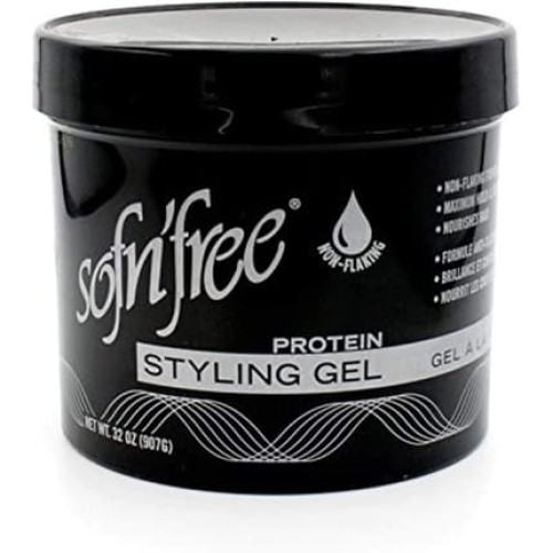 SOFN'FREE Protein Styling Non-Flaking Gel for Firm Styling Control 32oz
