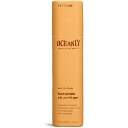 ATTITUDE Oceanly Face Serum Stick EWG Verified Plant and Mineral-Based Ingredients Vegan Skin Care Products PHYTO GLOW Unscented 30 grams
