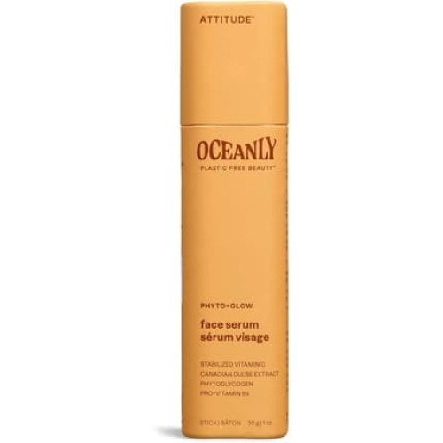 ATTITUDE Oceanly Face Serum Stick EWG Verified Plant and Mineral-Based Ingredients Vegan Skin Care Products PHYTO GLOW Unscented 30 grams ATTITUDE Oceanly Face Serum Stick EWG Verified Plant and Mineral-Based Ingredients Vegan Skin Care Products PHYTO GLOW Unscented 30 grams