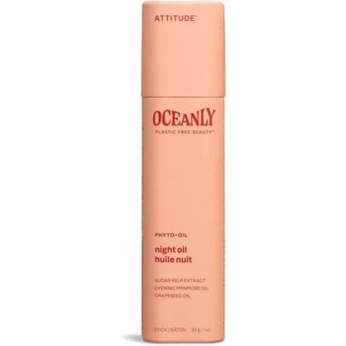 ATTITUDE Oceanly Night Oil Stick EWG Verified Plant and Mineral-Based Ingredients Vegan Skin Care Products PHYTO OIL Unscented 30 grams ATTITUDE Oceanly Night Oil Stick EWG Verified Plant and Mineral-Based Ingredients Vegan Skin Care Products PHYTO OIL Unscented 30 grams