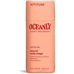 ATTITUDE Oceanly Face Oil Stick EWG Verified Plant and Mineral-Based Ingredients Vegan Skin Care Products PHYTO OIL Unscented 8.5 grams