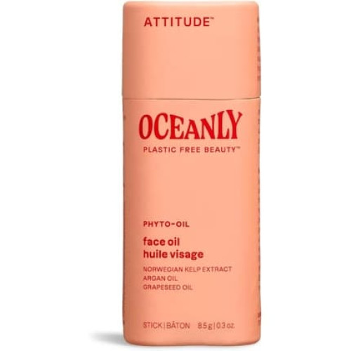 ATTITUDE Oceanly Face Oil Stick EWG Verified Plant and Mineral-Based Ingredients Vegan Skin Care Products PHYTO OIL Unscented 8.5 grams ATTITUDE Oceanly Face Oil Stick EWG Verified Plant and Mineral-Based Ingredients Vegan Skin Care Products PHYTO OIL Unscented 8.5 grams
