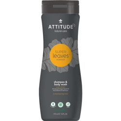 Attitude Super Leaves Homme 2 in 1 Sport Shampoo and Body 473ml
