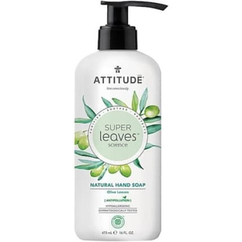 Attitude Super Olive Leaves Natural Hand Soap
