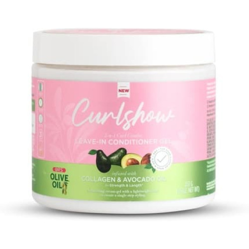Ors Olive Oil Curlshow Leave-In Conditioner Gel Infused with Collagen and Avocado