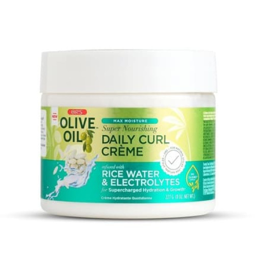 Olive Oil Max Moisture Super Nourishing Daily Curl Creme With Rice Water And Electrolytes 80 Oz Olive Oil Max Moisture Super Nourishing Daily Curl Creme With Rice Water And Electrolytes 80 Oz