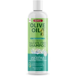 ORS Olive Oil Max Moisture Super Hydrating Sulfate-Free Shampoo with Rice Water and Electrolytes 473ml 16 oz ORS Olive Oil Max Moisture Super Hydrating Sulfate-Free Shampoo with Rice Water and Electrolytes 473ml 16 oz