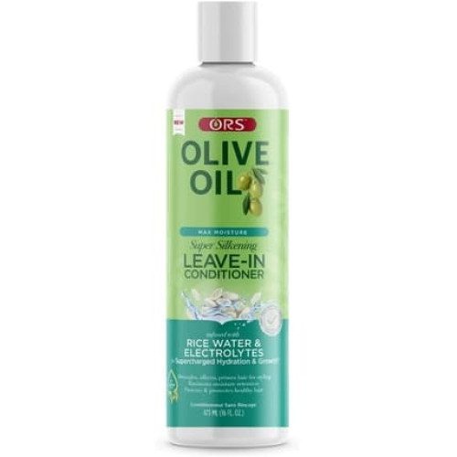 Ors Olive Oil Leavein Conditioner 473ml Infused With Rice Water For Maximum Moisture And Super Silkening Hair