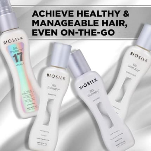 Biosilk The Miracle of Silk Kit with Silk Therapy Shampoo and Conditioner