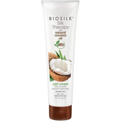 BIOSILK Silk Therapy with Natural Coconut Oil Curl Cream 148ml