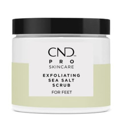 CND Pro Skincare for Feet Mineral Bath Exfoliating Sea Salt Scrub Advanced Callus Remover and Intense Hydration Treatment Vegan Natural Origin Formula