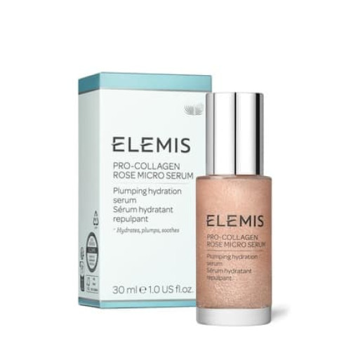ELEMIS Pro-Collagen Rose Micro Serum Hydration Serum for Plumping, Soothing, and Nourishing Skin - Reduce Fine Lines and Wrinkles