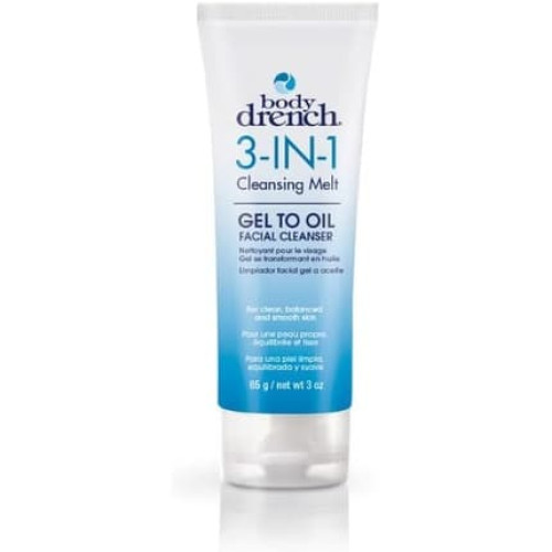 Body Drench 3 In 1 Cleansing Melt Gel To Oil Facial Cleanser 85g