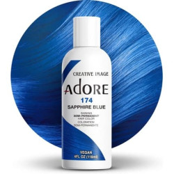 Adore Shining Semipermanent Hair Color Sapphire Blue 174 118ml