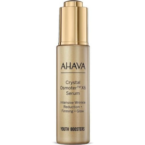 AHAVA Dead Sea Crystal Osmoter X6 Facial Serum Natural Anti-Aging and Wrinkle Reduction for Women 30ml