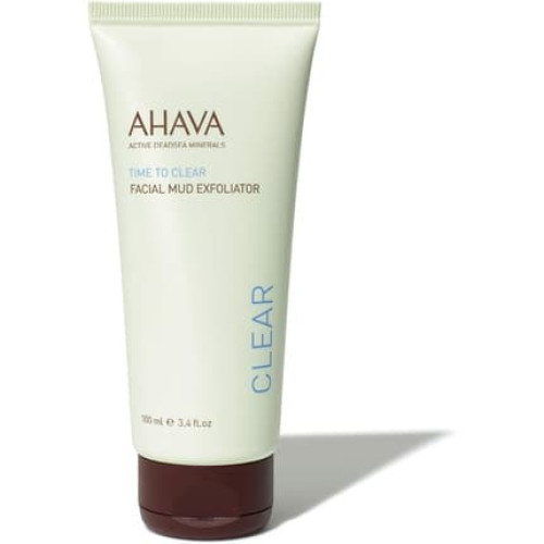 AHAVA Facial Mud Exfoliator 100ml Dead Sea Natural Face Exfoliant Gentle on Skin Hydrating Face Scrub Evenly Toning Pore Cleaner with Natural Micro Granules for Women and Men AHAVA Facial Mud Exfoliator 100ml Dead Sea Natural Face Exfoliant Gentle on Skin Hydrating Face Scrub Evenly Toning Pore Cleaner with Natural Micro Granules for Women and Men