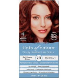 Tints of Nature 7R Soft Copper Blonde Permanent Hair Dye 130ml Tints of Nature 7R Soft Copper Blonde Permanent Hair Dye 130ml