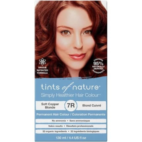 Tints of Nature 7R Soft Copper Blonde Permanent Hair Dye 130ml