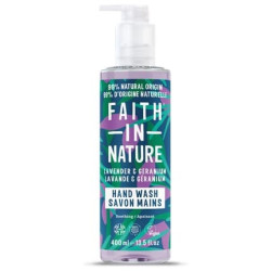 Faith In Nature Natural Lavender Geranium Hand Wash Soothing Vegan