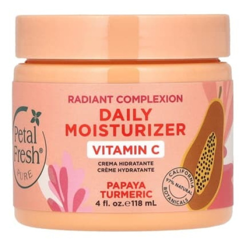 Petal Fresh Pure Radiant Complexion Daily Moisturizer Papaya Turmeric 4 Fl Oz