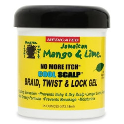 Jamaican Mango & Lime No More Itch Cool Scalp Braid Twist & Lock Gel 16oz