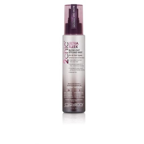 Giovanni 2chic Brazilian Keratin and Argan Oil Blow Out Styling Mist Spray 4 fl oz Giovanni 2chic Brazilian Keratin and Argan Oil Blow Out Styling Mist Spray 4 fl oz