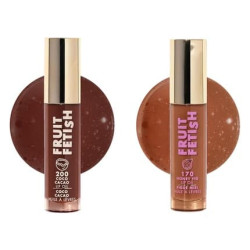 Milani Fruit Fetish Lip Oil Bundle Coco Cacao & Honey Fig Hydrating Lip Gloss