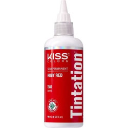 Kiss Tintation Semipermanent Hair Colour With Argan Oil And Aloe Vera Ruby Red