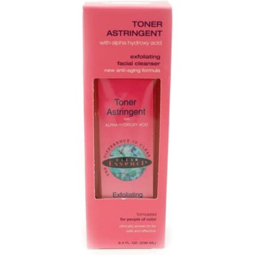 Clear Essence Anti-Aging Skin Toner Astringent with Alpha Hydroxy Acid 236ml
