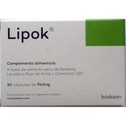 Lipok 30 Capsules Cholesterol Control Natural Supplement